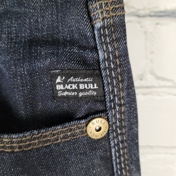 BLACK BULL | regular slim leg low waist dark wash jeans - Picture 6 of 11